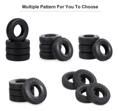 Accesorios Para Coches Rc, 4 Unidades, Neumáticos De Goma De