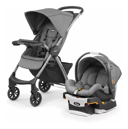 Cochecito Bebé Premium Baby Paseo Travel System Con Huevito Color Gris  oscuro