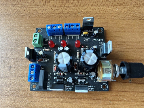 Imagen 2 de 6 de Pcb Fuente De Voltaje Fija/variable/simétrica Kit Componente