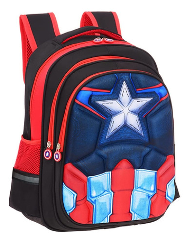 Mochila Escolar Impermeable 3d Cartoon Spider Student