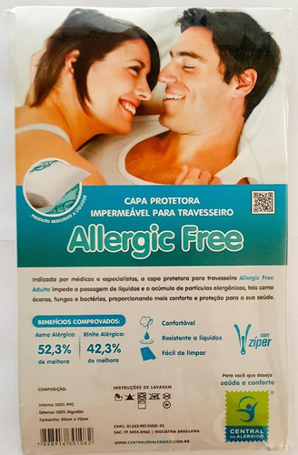 Kit Capas Antiácaro: 1 Colchão Solteiro + 1 Fronha ALG / Pvc