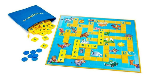 Imagen 2 de 3 de Scrabble Junior: Juego De Mesa Para La Familia Y Amigos