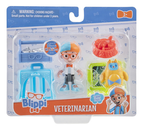 Figura Blippi Con Accesorios De Veterinario Blippi Wonders