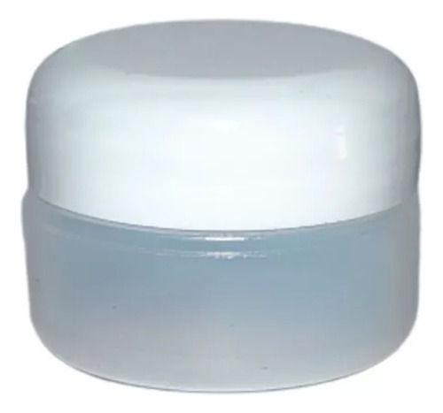 100 Frasco Tarro Pomadero 20 Ml Gr Estético Plástico Natural