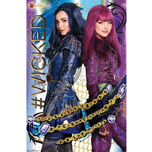 Póster De Pared De Disney Descendants 2-wicked, 22.375...