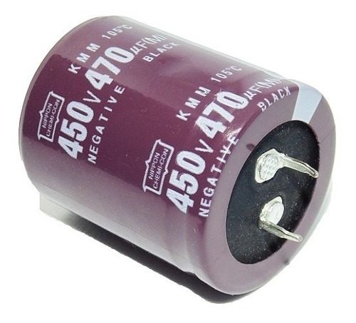 470uf 450v 35x40mm 105ºc Capacitor Electrol Nippon Pack X 5