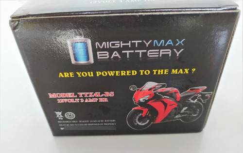 Bateria Moto Suzuky Best 125 Migthy Max 3amp