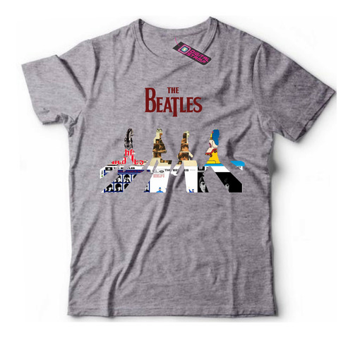 Remera The Beatles Abbey Road Rp35 Dtg Premium