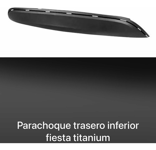 Tapa De Parachoque Trasero Fiesta Titanium