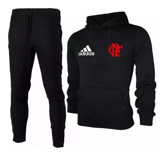 conjunto moletom feminino flamengo