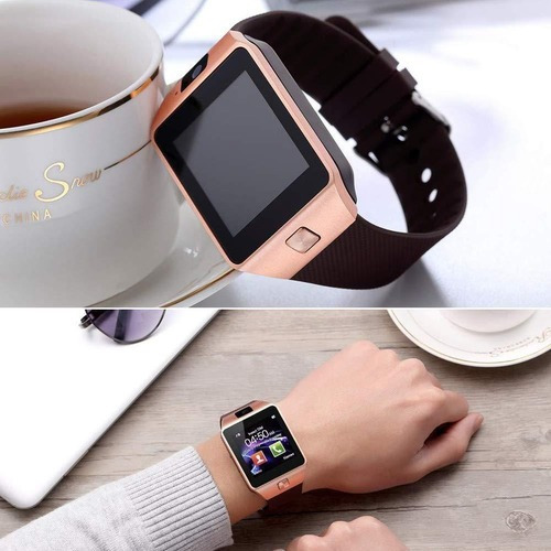 Imagen 6 de 10 de 2 X Teléfono Celular Reloj Inteligente Dz09 Smartwatch