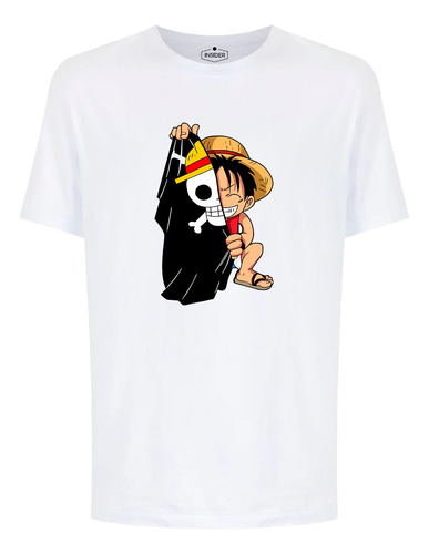 Camiseta Luffy Bandera / One Piece