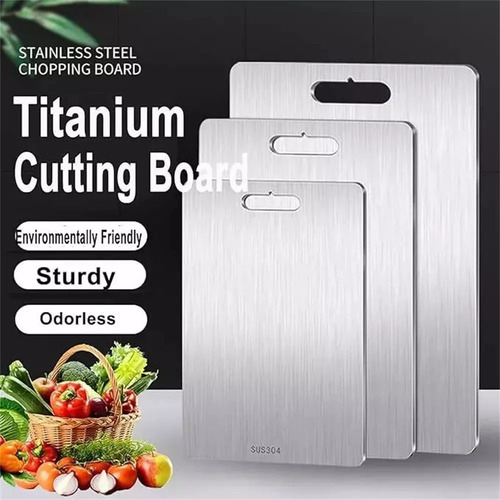 Para Tabla De Cortar De Titanio Para Cocina De Acero