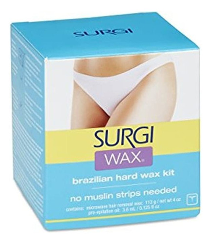 Surgi-wax Kit De Depilación Brasileña Para Partes Íntimas