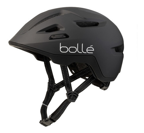 Casco De Ciclismo Bollé Stance Matte Black Color Negro Talla M