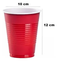Comprar 25 Vasos Plasticos Vaso Desechable Vasos Descartables Grande Bicolor Vasos Plásticos Bicolor Vaso De Fiesta Vaso Americano Vasos Plasticos Rojos De Fiesta 16oz Vaso De 473ml Pasteleriacl