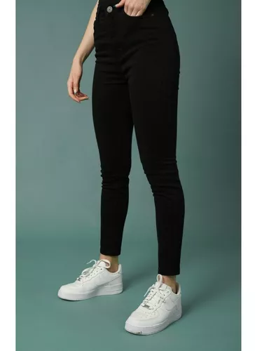 Pantalon Jean Chupín Negro Batuk Dama