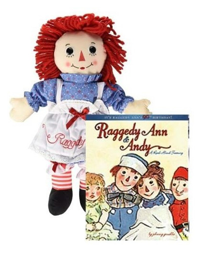 Aurora World Raggedy Ann Doll 16'' Y Juego De Regalo De Libr