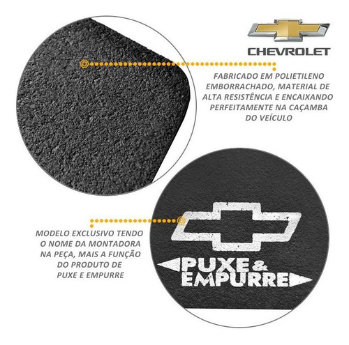 Tapete Caçamba Puxe Empurre Chevrolet S10 Cd 2018 2019