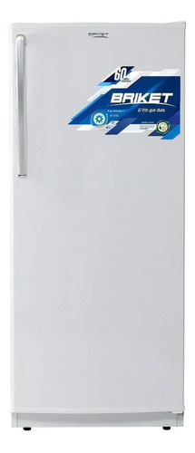 Freezer Vertical Briket Fv6200 226 Litros Color Blanco