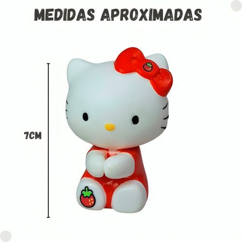 Boneca Hello Kitty Agarradinhos Morango 3549 - Líder