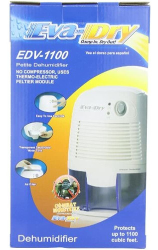 Deshumidificador Petite Eléctrico Eva-dry Edv-1100, Blanco