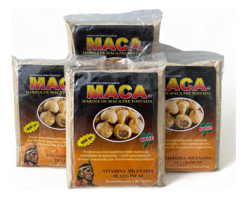 Maca En Polvo Peruana X4unidades 400g - g a $18