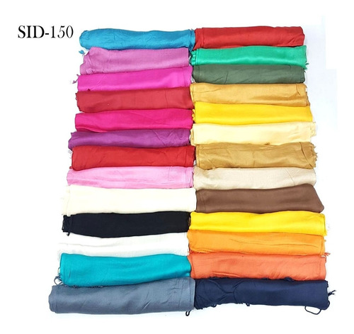 Pashmina Viscosa Varios Colores Grande Sid-150 Envío Maple