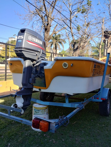 Bote Lancha Pescador 4.30 Con Yamaha 25 Hp