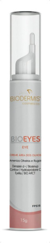 Creme Área Dos Olhos Bioeyes 15g Ameniza Rugas  Biodermis