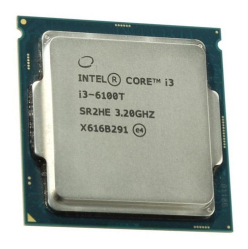 Procesador gamer Intel Core i3-6100T CM8066201927102  de 2 núcleos y  3.2GHz de frecuencia con gráfica integrada