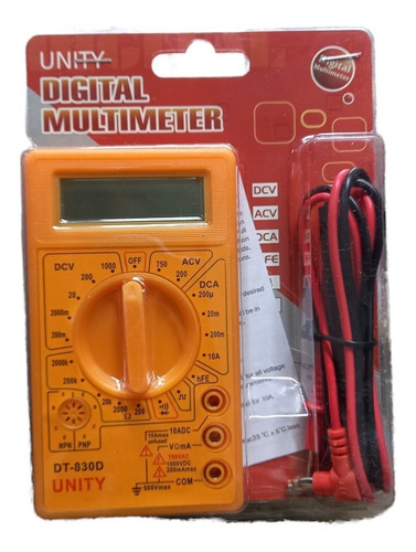 Multitester Tester Multimetro Digital Modelo Nuevo