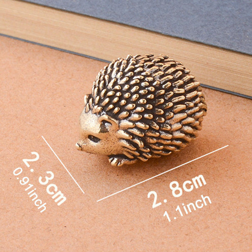 Cobre Hedgehog Sculpture Hedgehog Statue Brass Hedgehog