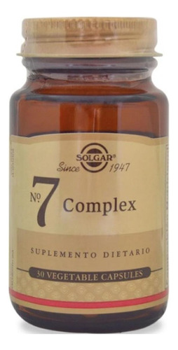No 7 Complex X 30 Capsulas - Solgar