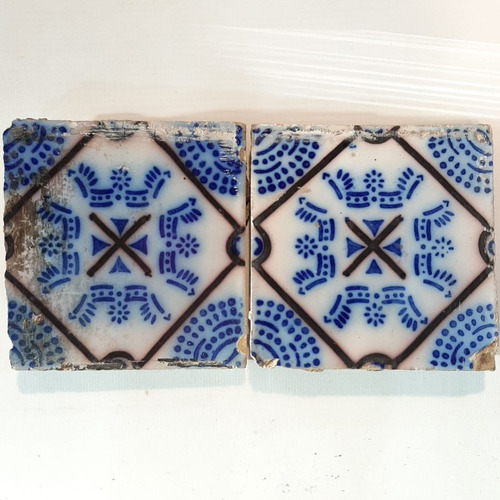 Imagen 5 de 6 de Antiguo Azulejo Pas De Calais N° 90 7658