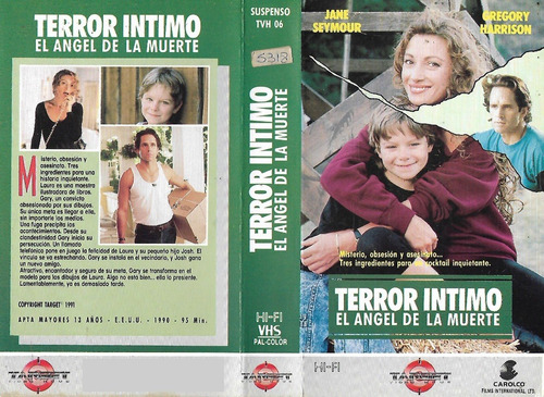 Terror Intimo El Angel De La Muerte Vhs Jane Seymour 1990