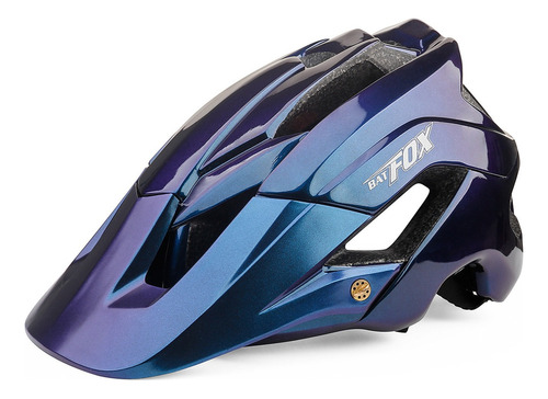 Casco De Ciclismo Btb Batfox Con Visera Exterior