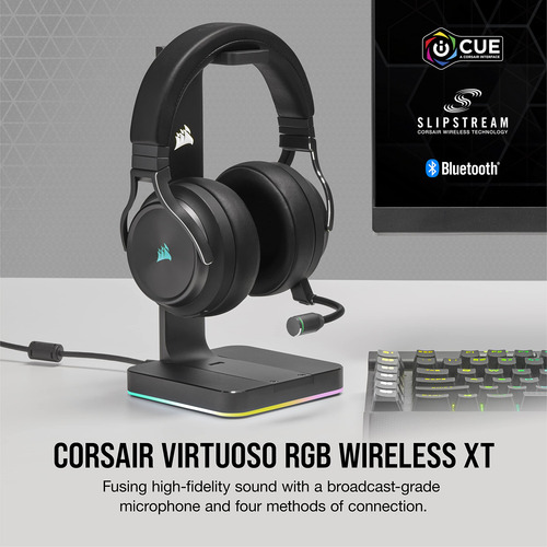Cabezal Para Juegos Multiplataforma Corsair Virtuoso Rgb Wir