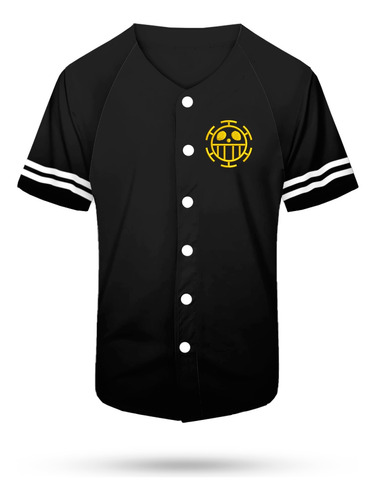 Jersey Casaca Baseball One Piece Luffy Fandom Bordada