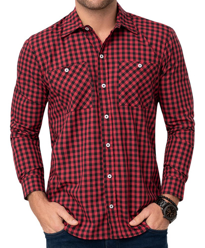 Camisa Juan Rojo Para Hombre Croydon