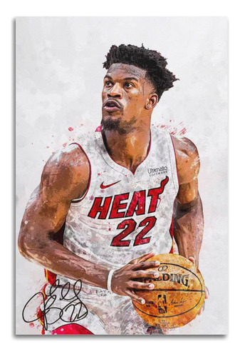 Jimmy Butler - Póster Firmado Para Pared, Para El Hogar, Sal