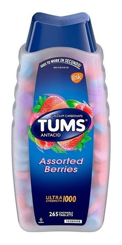 Antiacido Tums Ultra Maximum Strength 265 Tabletas 1.000 Mg