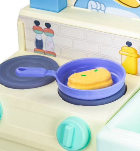Mini Cocina Bluey Con Accesorios Original Set Cocinita