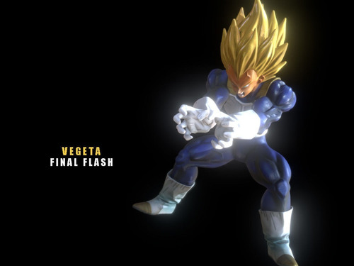 Archivo Stl Impresión 3d - Dragon Ball Vegeta Final Flash
