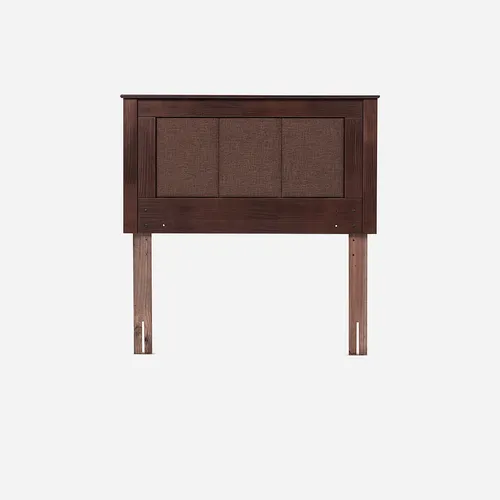 Cama Rosen Art 4 1,5 Plazas + Respaldo Rachel Marrón