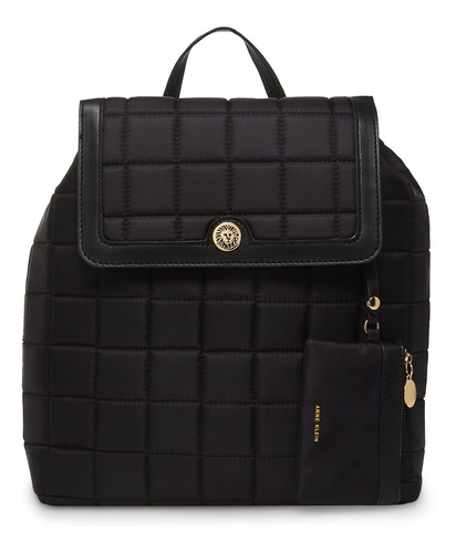 Anne Klein Mochila Acolchada Nailon Para Mujer Negro Talla