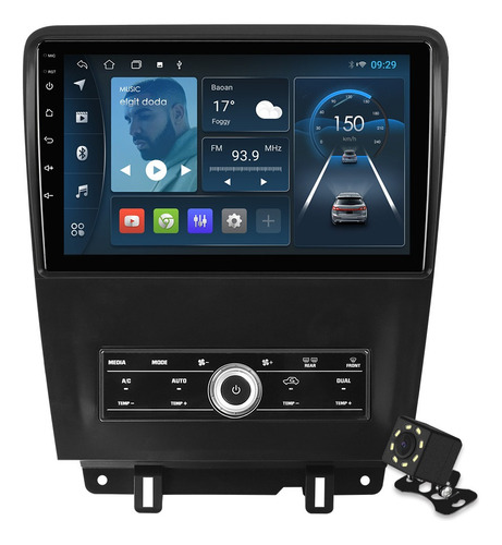 Auto Estéreo 1+32g Para Ford Mustang 2010-2014 Gps Fm Wifi