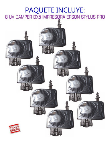 Uv Damper Dx5 Impresora Epson Cant. 8