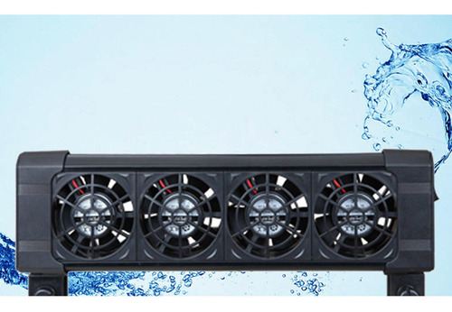 El Acuario Se Cuelga De Los Ventiladores De Refrigeración