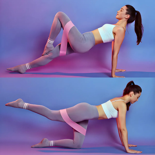 Kit 3 Faixas Elásticas De Exercício Hip Resistance Bands Sortidos